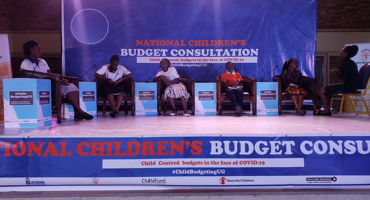 sascu's tweet photo. "Parents are affected by #COVID19 as children are forced into #childmarriage and #teenagepregnancy.
School fees have been also been raised for private schools. 
Gov't should therefore include children in budget planning. - Barak - Child

 #ChildBudgetingUg 
- With @CSBAGUGANDA https://t.co/7qzgUx9Jo6