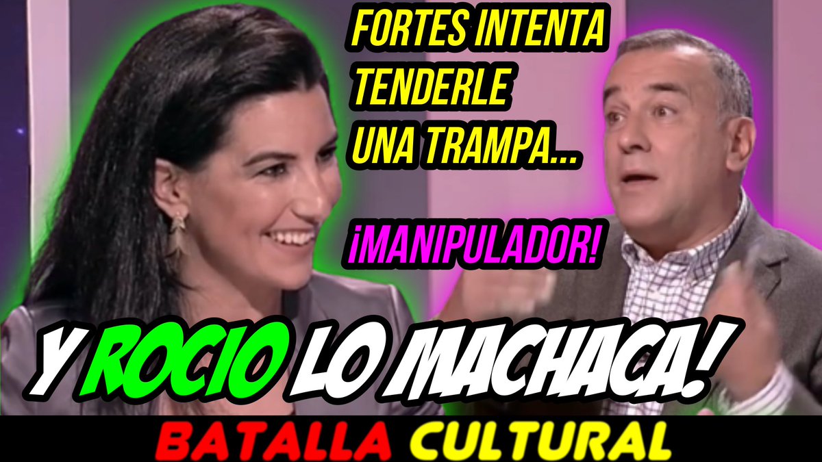 📢Nuevo vídeo📢

¡BES-TIAL!🔥 ROCÍO MONASTERIO ARRASA AL PROGRE FORTES, QUE SE PONE NERVIOSO Y NO SABE NI LO QUE DICE!

▶youtube.com/watch?v=LhBxOQ…