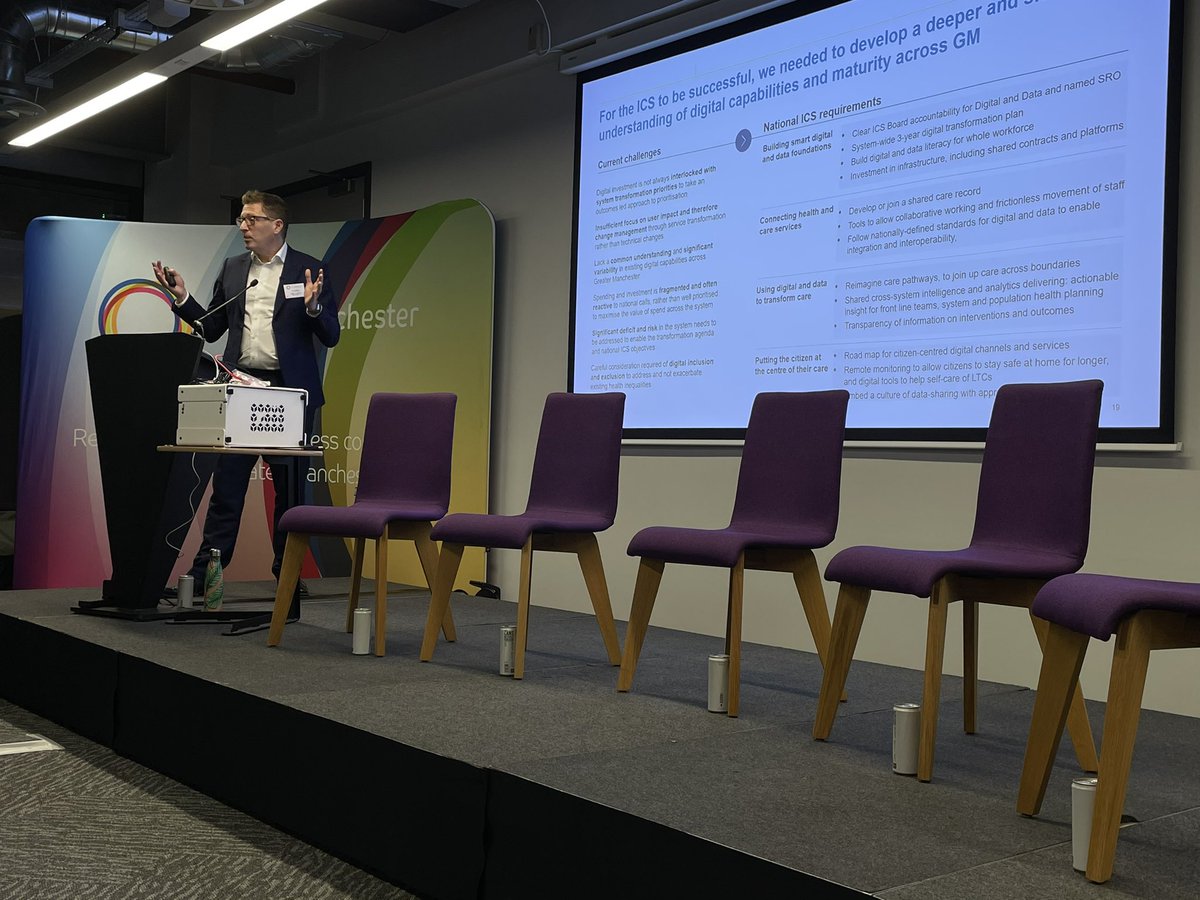 TheJuiceAcademy's tweet photo. We’re here at the @promanchester #PMHealthTech event 🩺 Thank you to @ClareTownley3 @shudkher and @MeganAnnPreece for live tweeting throughout 📱 https://t.co/UPZiFoPU9S