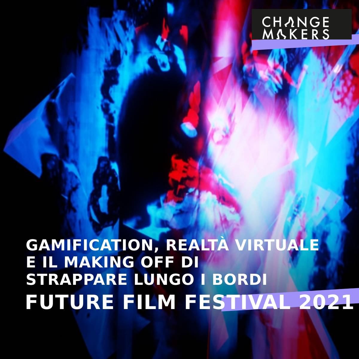 chang3makers's tweet photo. Gamification, realtà aumentata #AR e virtuale #VR, tanta animazione da tutto il mondo e il making off di #StrappareLungoIBordi, l'acclamata serie di @zerocalcare. Ecco il #FutureFilmFestival2021, quest'anno a #Modena e #Bologna https://t.co/QJBX6ALI4E #FFF #FFF21 #FFF2021 https://t.co/bPcdFTJxTm