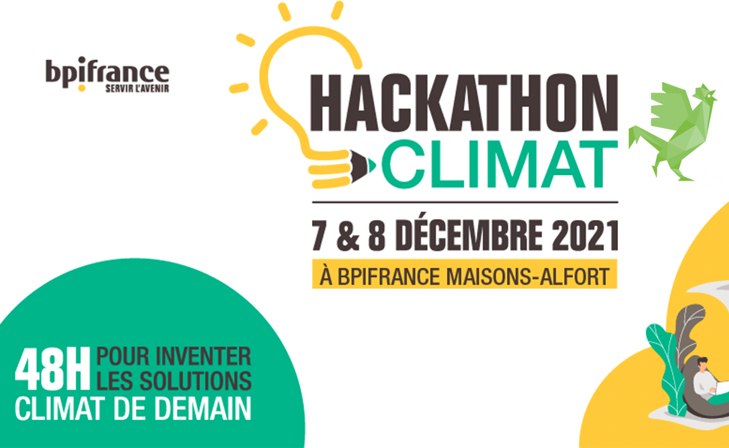 NicolasDufourcq's tweet photo. 48 heures pour inventer les solutions #climat de demain via la #Data, l'#IA et la #Tech, c'est notre Hackathon Climat @Bpifrance !

En réunissant nos collaborateurs, des #startups, des étudiants et des chercheurs convaincus.

Quand ? Les 7 et 8 décembre 👉 https://t.co/ICQvnsFeK7 https://t.co/GrKqxArOUB