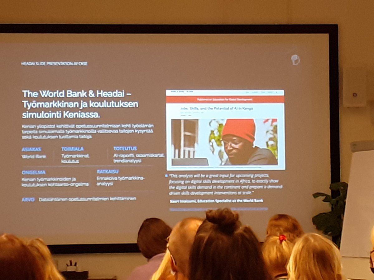 PirjoSuominen's tweet image. Tekoäly koulutussuunnittelun tukena #ITK2021 #headai