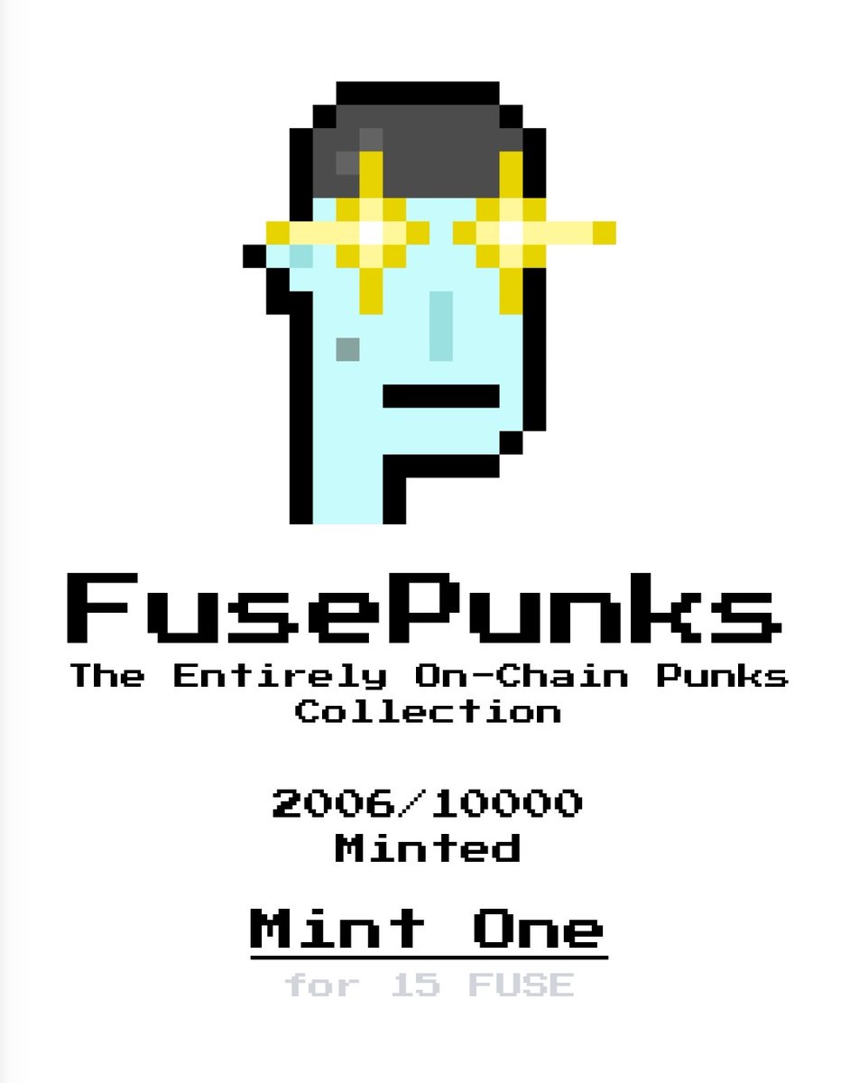 slick_fusepunks's tweet photo. 2000+ minted 📈🚀🔥 https://t.co/FmRPErNdnu