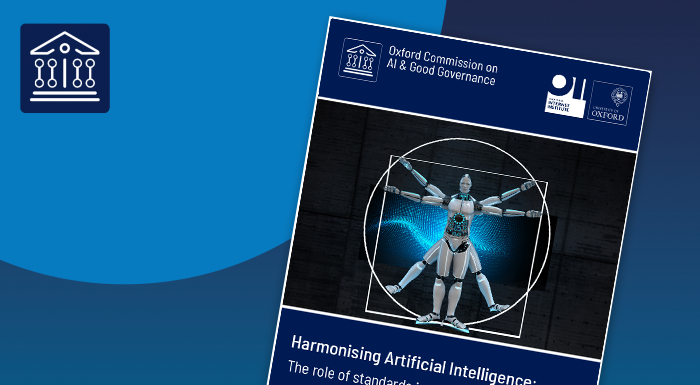 Oxford Internet Institute (@oiioxford) on Twitter photo New report out today! ‘Harmonising Artificial Intelligence: The role of standards in the EU AI Regulation’ co-authors @mcelmside, <a href="/KateJones77/">Kate Jones</a> <a href="/etaylaw/">Emily Taylor</a> @GeorgiaMOsborn <a href="/OxfordInfoLabs/">Oxford Information Labs</a> on behalf of #OxCAIGG <a href="/oiioxford/">Oxford Internet Institute</a> #ArtificialIntelligence 1/5 oxcaigg.oii.ox.ac.uk/harmonisingai New report out today! ‘Harmonising Artificial Intelligence: The role of standards in the EU AI Regulation’ co-authors @mcelmside, <a href="/KateJones77/">Kate Jones</a> <a href="/etaylaw/">Emily Taylor</a> @GeorgiaMOsborn <a href="/OxfordInfoLabs/">Oxford Information Labs</a> on behalf of #OxCAIGG <a href="/oiioxford/">Oxford Internet Institute</a> #ArtificialIntelligence 1/5 oxcaigg.oii.ox.ac.uk/harmonisingai