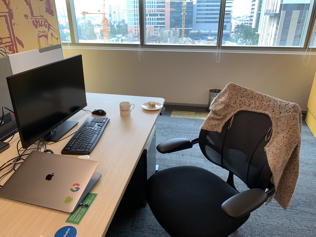 _shubhangi's tweet photo. Just another day at office. (Not)

#google https://t.co/IyPubkJ1AX