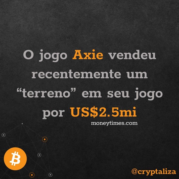 cryptaliza's tweet photo. O @axieinfinity vem supreendendo e ganhando muitos adeptos, movimentando enorme cifra. A criptomoeda do jogo (AXS) conta com marketcap de US$8,144,339,104. O jogo é play-to-earn e atrai público adulto para complementar sua renda. #bitcoin #ethereum #axieinfinity #axs https://t.co/XsVSqEzUT1