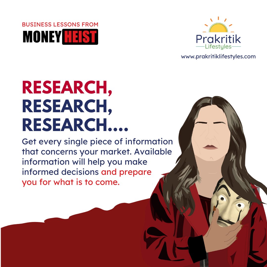 PrakritikLife's tweet photo. The brilliant business lessons La Casa De Papel (#MONEYHEIST) taught everyone about business. We are eagerly waiting for next part and the next lesson. Stay tuned for a few more...
#PrakritikLifestyles #WorkFromMobile #WorkFromHome #YourOnlineShop #LaCasaDePapel #BusinessLessons https://t.co/6kGfWutGLR