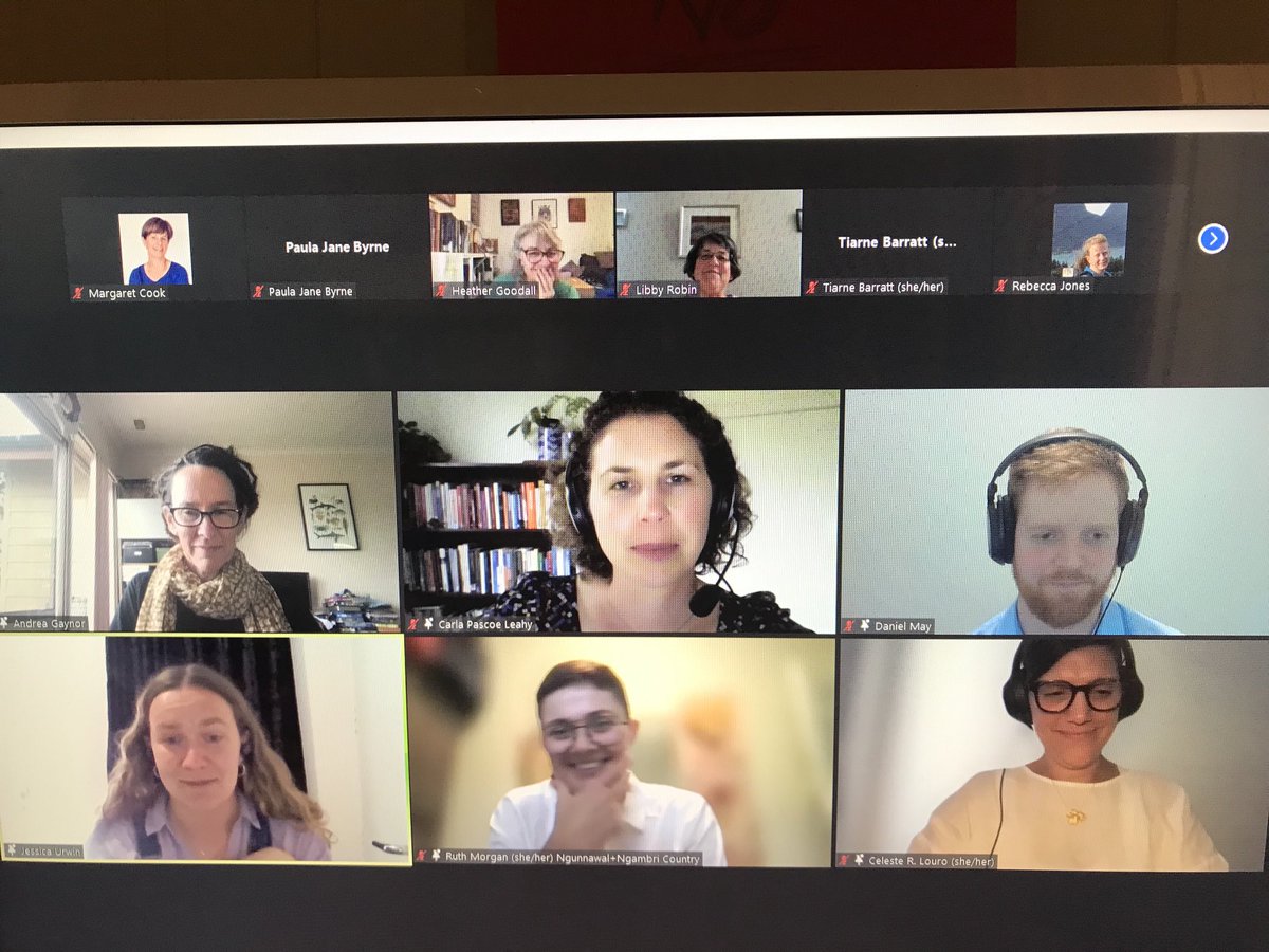 mcookhistory's tweet photo. Sustainability in academia? How can we get there? ⁦@enviro_history⁩ ⁦@C_PascoeLeahy⁩ ⁦@DJMay19⁩ ⁦@JessUrwin95⁩ ⁦@ruthamorgan⁩ ⁦@Slowhistorian⁩ and Celeste Rodriguez Louro. #envhist #AHAAUNSW https://t.co/xKrxAQ1K18