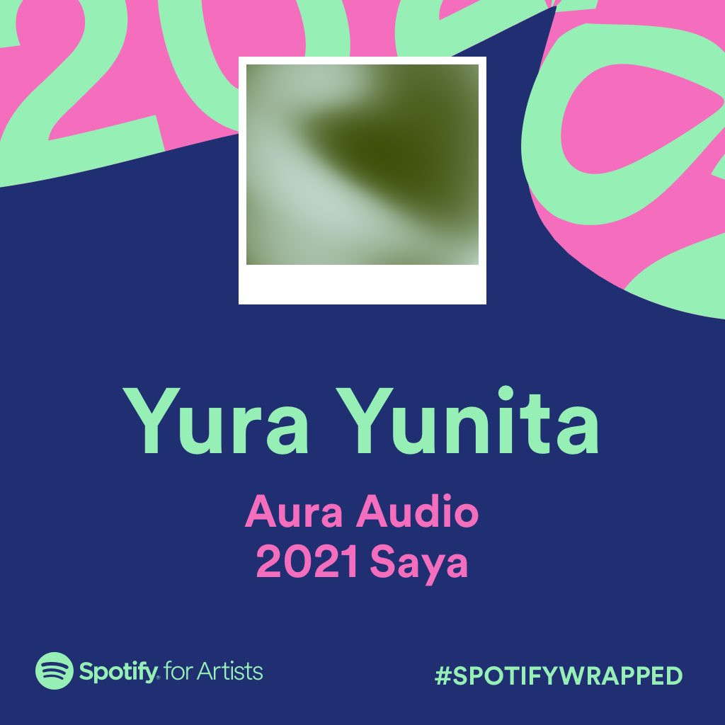 yurayunita's tweet photo. Ingin berterima kasih sebanyak banyaknya untuk yang udah dengerin semua laguku di Spotify 🙌😭💕 #SpotifyWrapped https://t.co/HU8KuQVPdF