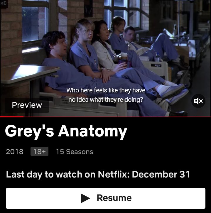 ameliaswtie's tweet photo. netflix ph removing grey's anatomy and they don't even have s16 and s17 yet wtf no 😭 https://t.co/y9UpnRKLOU