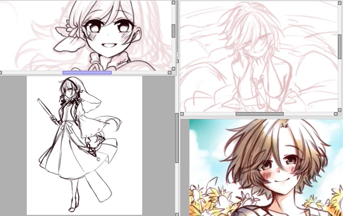 personal wips that made me weep

I'll finish these sometimes soon 