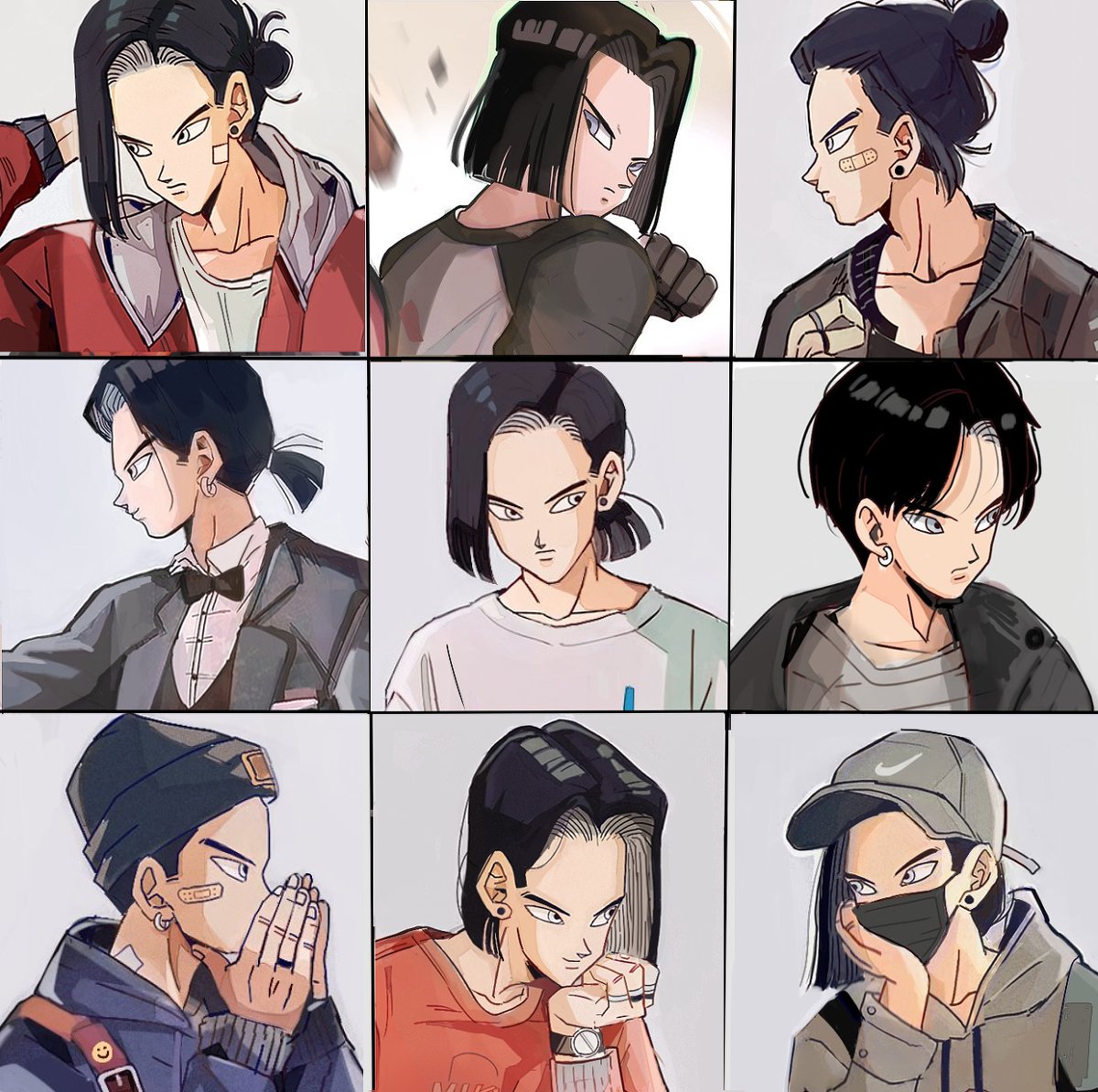 yumi8228's tweet photo. #ドラゴンボール 
fashionable 17 https://t.co/zOtF4wcPHq