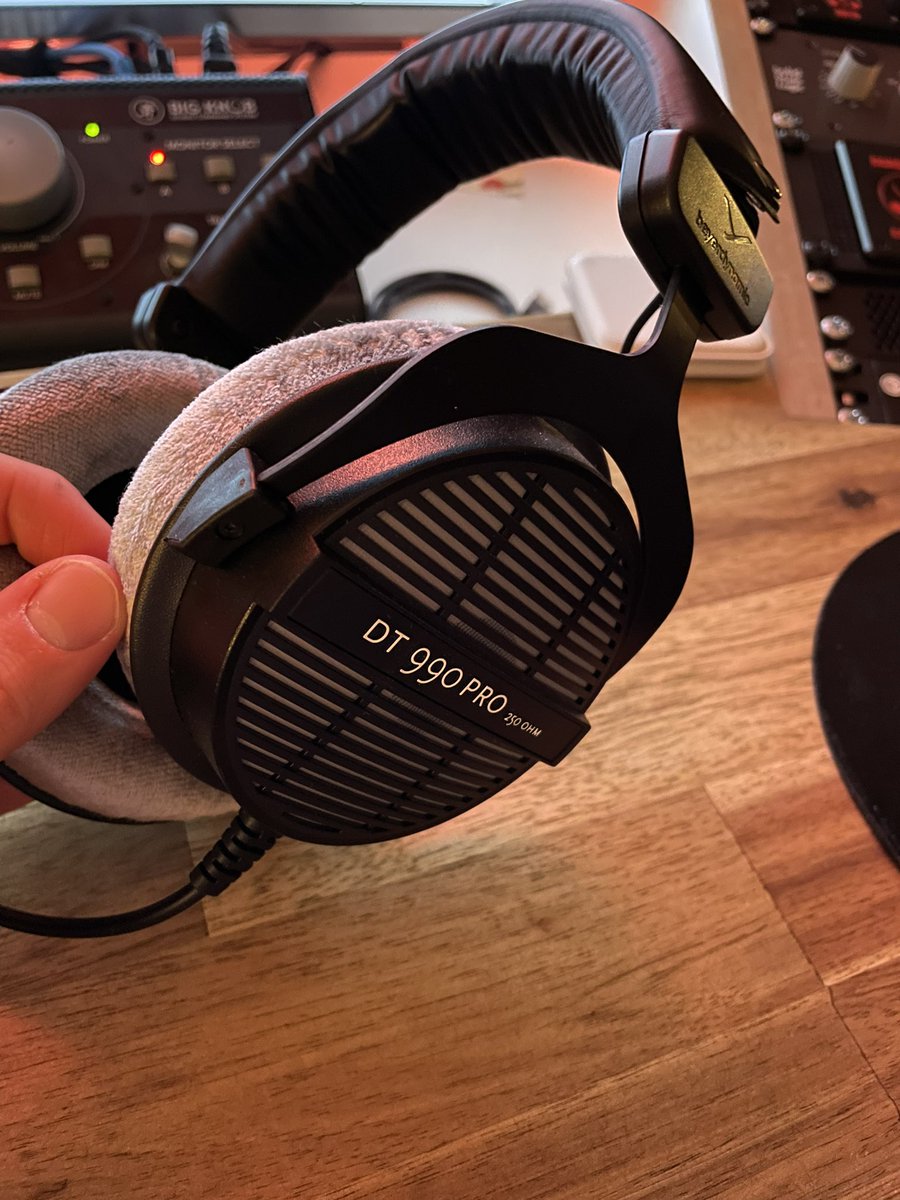 FilAlberga's tweet photo. WHO else is using these one @beyerdynamic  awesome room translation #music #matters #dt990pro https://t.co/dB2bXzFw4o