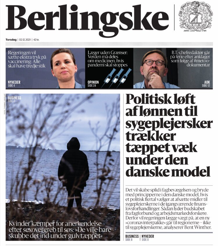 nikolajsjoerup's tweet photo. En 24-årig dansk kvinde blev forsøgt voldtaget under sin søpraktik hos et stort dansk rederi. Det er ikke et særsyn. Men @danishshipping vil hellere lukke øjnene end kortlægge omfanget af krænkelser, lyder kritikken i dagens @berlingske. #dkmedier #dkblaa #shipping https://t.co/hl9wJoKz5r