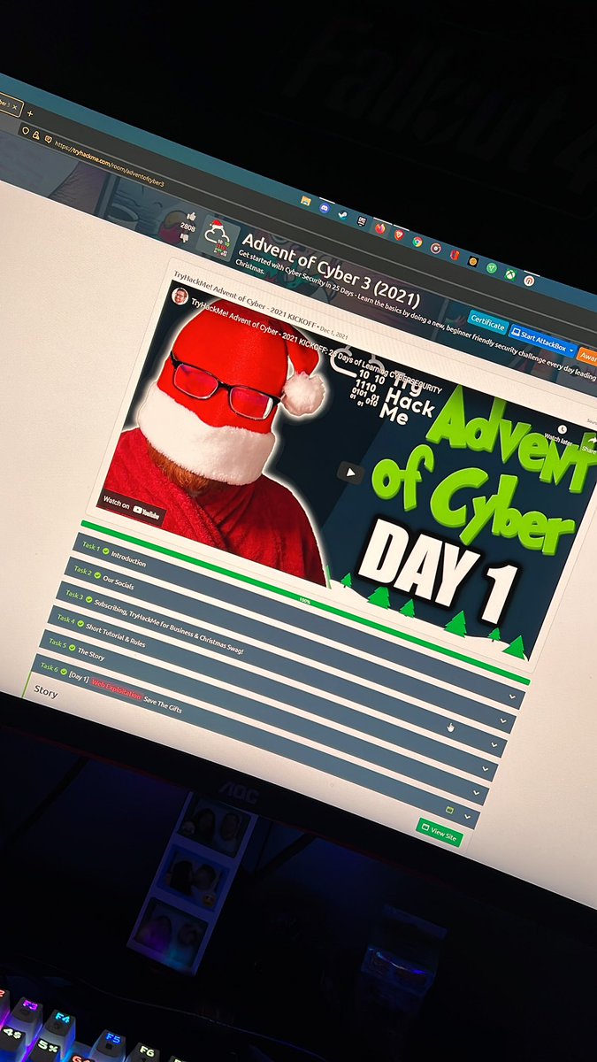 dorkdownstairs's tweet image. late nite hacking #tryhackme #adventofcyber3
