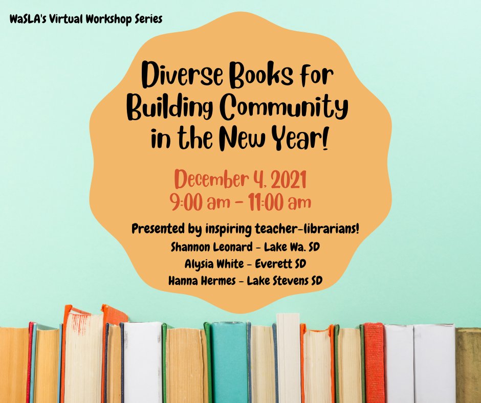 WaStateLiteracy's tweet photo. Washington Educators!  Don't miss out on WaSLA's virtual workshop event for December!  Register at https://t.co/bxL0CsMm8n https://t.co/wppuQROat4