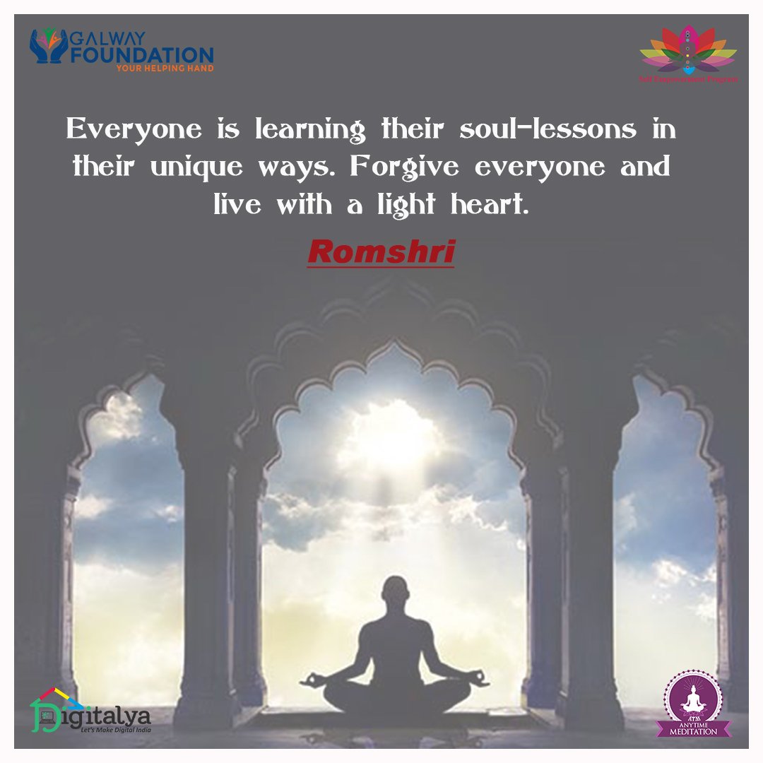 GalwayFdn_CSR's tweet photo. #SelfempowermentProgram
#Romshri #galwayFoundation
#glazetradingindia #health
#meditation #mindfulness
#spirituality #healing #peace #motivation #selflove #life #inspiration #nature #selfcare #happiness #wellness #energy #positivevibes #mentalhealth #wisdom #soul #consciousness https://t.co/bo2mOIFs8s