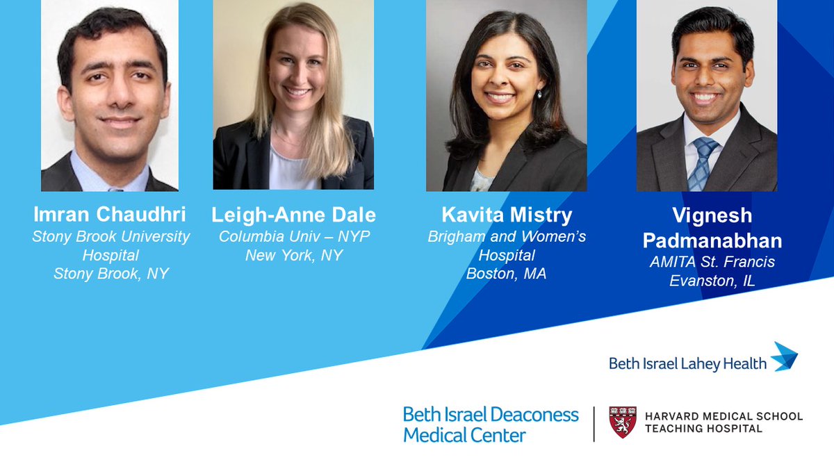We are absolutely thrilled to welcome these 4 outstanding future nephrologists to the <a href="/BIDMChealth/">BIDMC</a> and <a href="/BIDMC_Medicine/">BIDMC Department of Medicine</a> family.  Welcome to the team - Imran, Leigh-Anne, Kavita, and Vignesh! @drvpad <a href="/StewartLecker/">Stewart Lecker</a> <a href="/jwilliamMD/">Jeffrey William</a>
