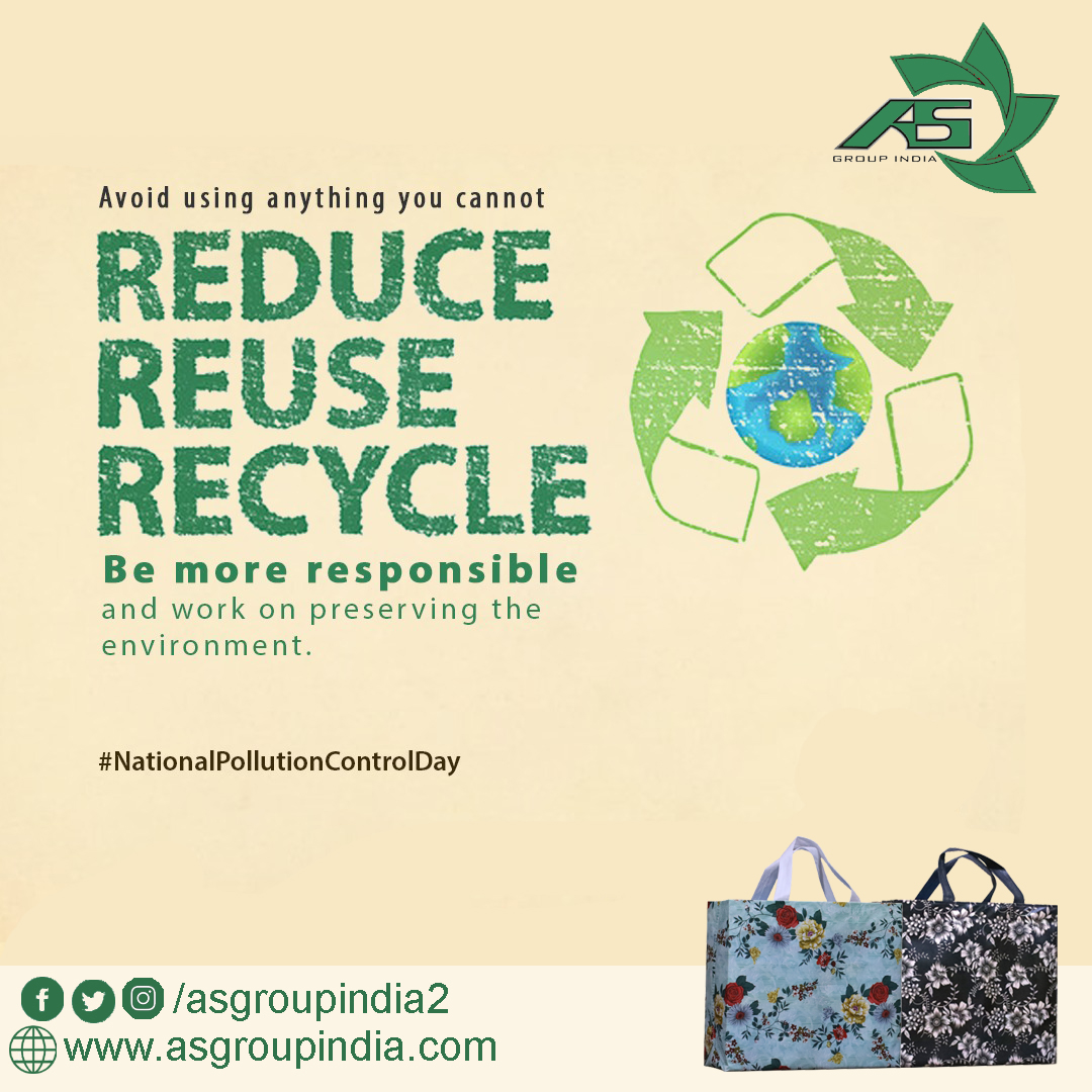 ASGroupIndia2's tweet photo. On this National Pollution Control Day, let's pledge to save our environment. We owe it to ourselves and our future generations to ensure pollution is controlled.

#NationalPollutionControlDay #ASGroupIndai #ASICSFabrics #ASUdyog #NonWovenBags #SaveEarth #ReduceReuseRecycle https://t.co/skuxp69nyc