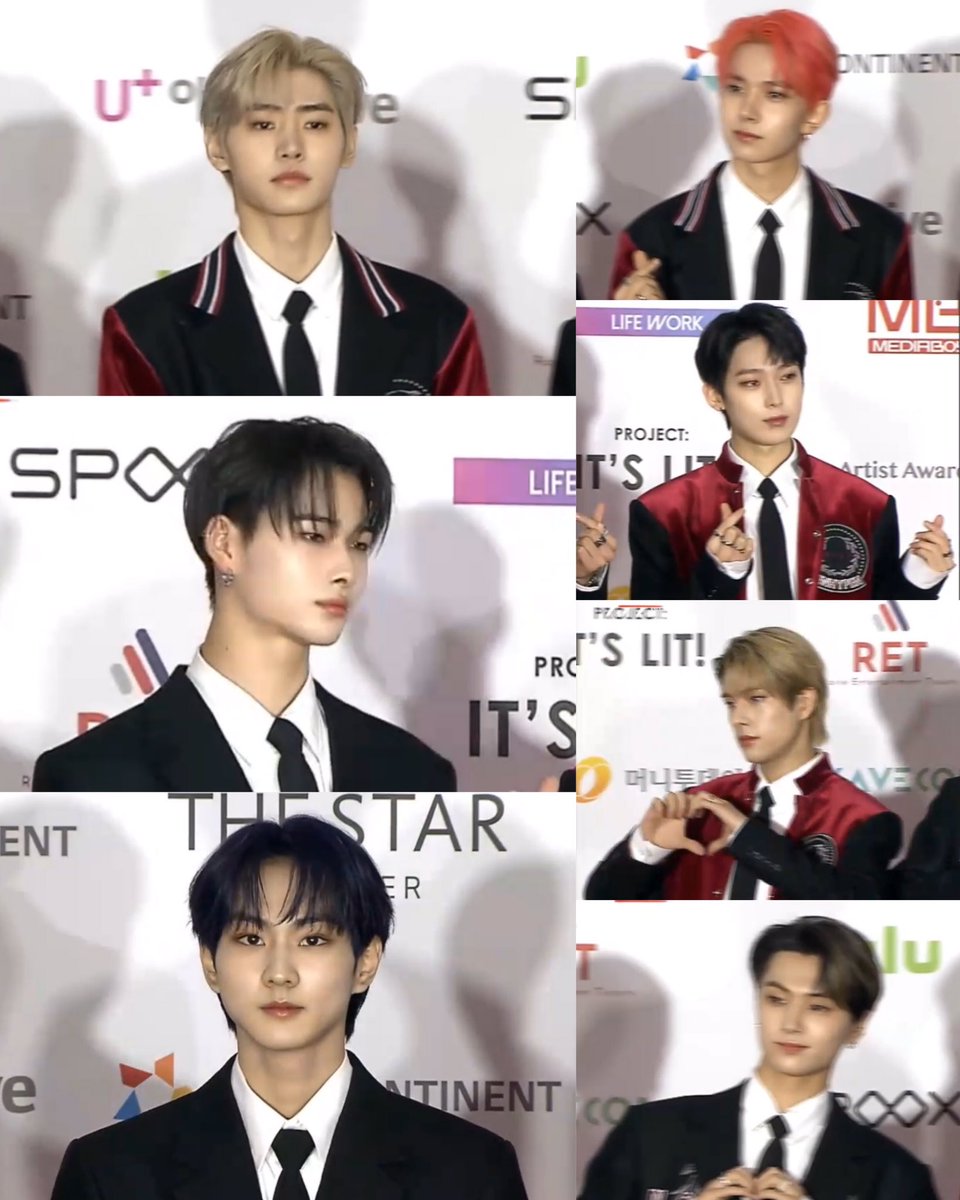 belovedjake's tweet photo. enhypen serving visuals on AAA red carpet https://t.co/5kYcviOoV6