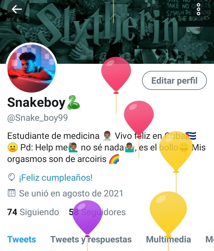 Snake_boy99's tweet photo. Gracias @Twitter 🥺😂💖 https://t.co/D4UkzjhQq9