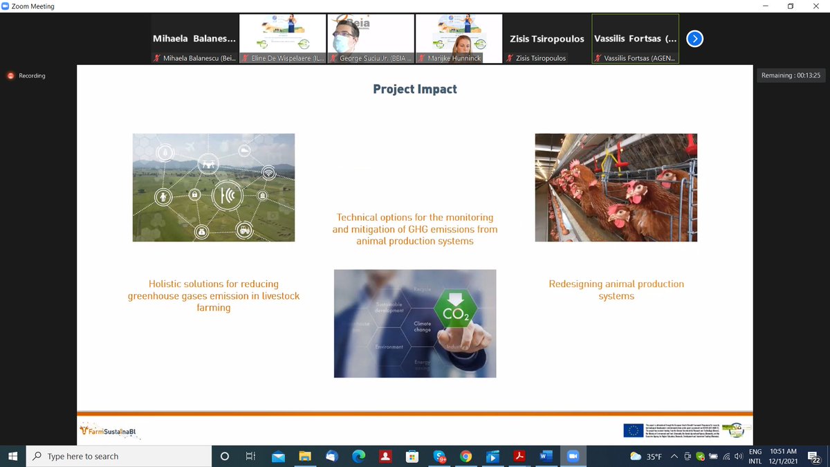 beiaconsult's tweet image. ERA-Net @farmsustainabl review took place on 1st of December 2021. It was a great #review, congratulations to all the #partners! #IoT #blockchain #smartcontract @libelium #farming #sustainability #environment
