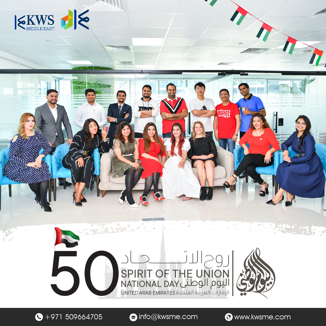 KWSMiddleEast's tweet photo. | 𝐇𝐚𝐩𝐩𝐲 𝟓𝟎𝐭𝐡 𝐔𝐀𝐄 𝐍𝐚𝐭𝐢𝐨𝐧𝐚𝐥 𝐃𝐚𝐲! |

We are privileged to be celebrating the UAE Golden Jubilee with our families, staff, citizens, and residents of the UAE. KWSME team is thankful for the opportunities the UAE provided us with as a nation.

#NationalDayuae https://t.co/ARAsLYmfqe