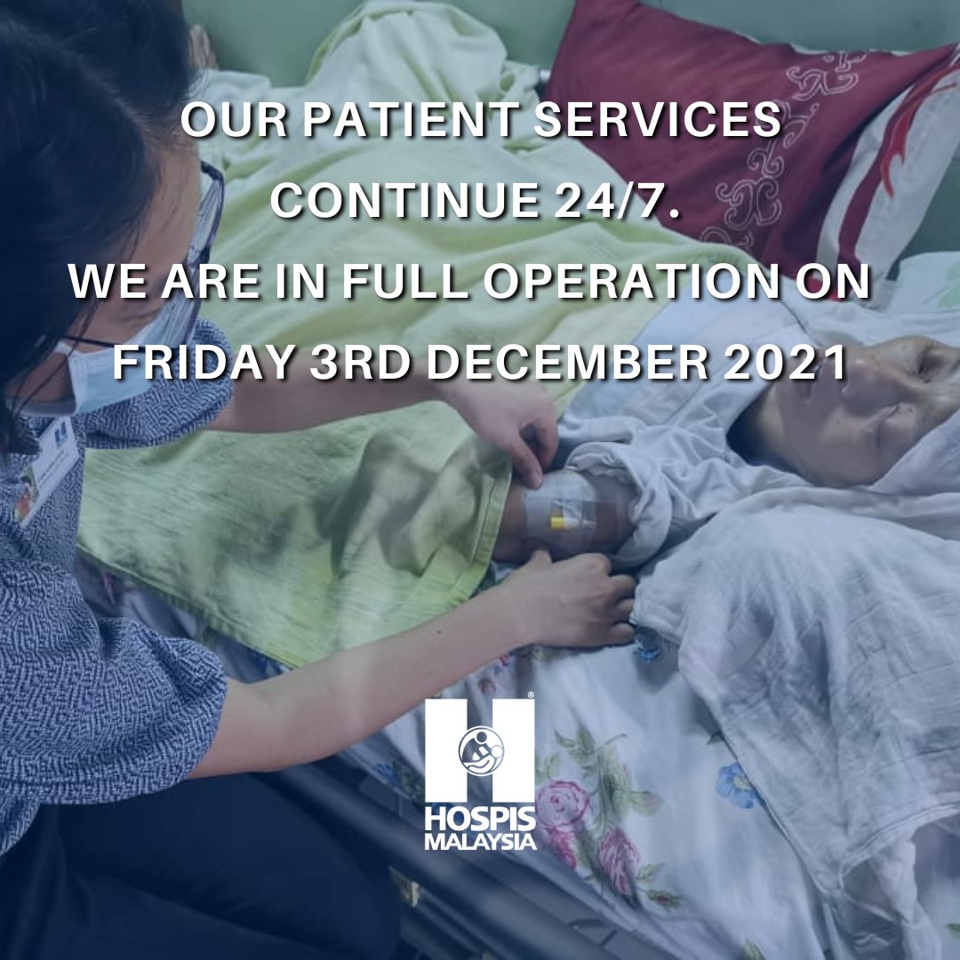 HospisMY's tweet photo. Congrats #KLCityFC! Our service however needs to continue despite the public holiday tomorrow. Our patients who are the most symptomatic – with pain, breathlessness, insomnia and many more symptoms will need immediate attention. They cannot wait for the next working day.#kamicare https://t.co/Iz56lUQSqn