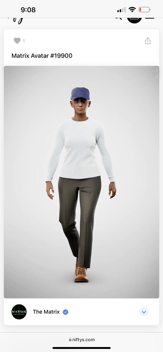 MikeyWhatNow's tweet image. niftys.com/nft/0x39ceaa47… $350 @Niftys @TheMatrixMovie #NFTs #TheMatrix #TheMatrixnft #NiftysNFTs #ETH #cryptocurrency