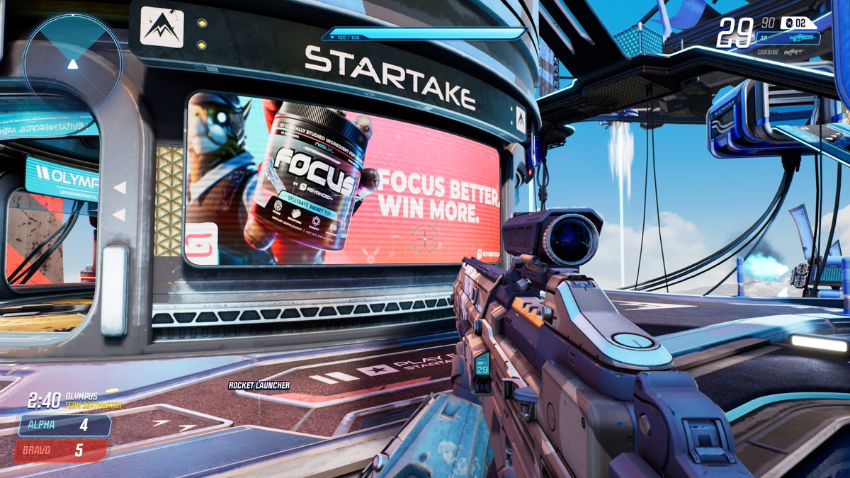ForsakenDesign's tweet photo. Hey, ads that I designed are in @Splitgate❤️

I'm in a video game dude. True epic gamer moment. https://t.co/RwKzSCMKvJ