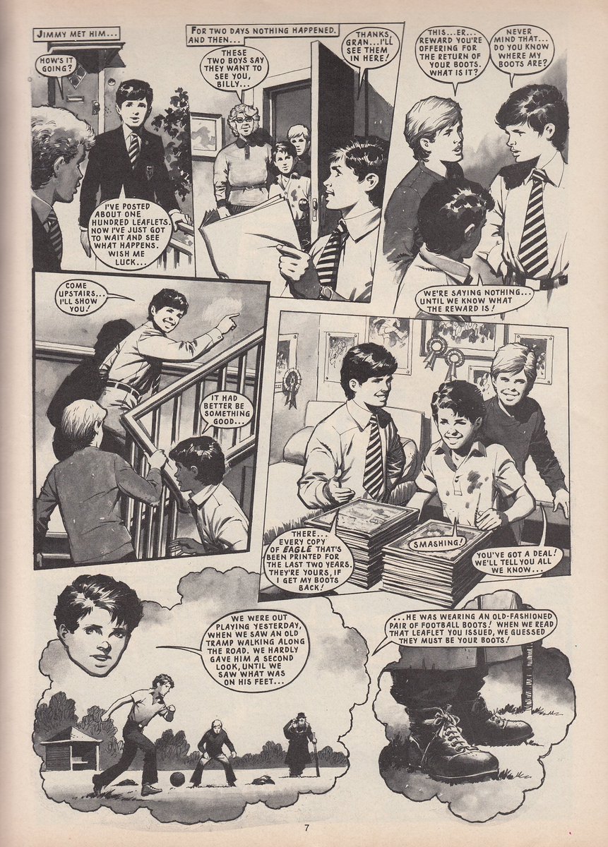 richardandsheaf's tweet photo. On the blog 3 years ago today (!) @IanKennedyArt1 with his take on #BillyBoots (reprints now available from @britcomics) - also #RonTurner & #MikeWestern art - good luck finding a copy!
https://t.co/0mxl7hfAQK
Blogging about British comics daily ๐๐ป
https://t.co/sTQkzZaYNK https://t.co/wcUaSDbj3D