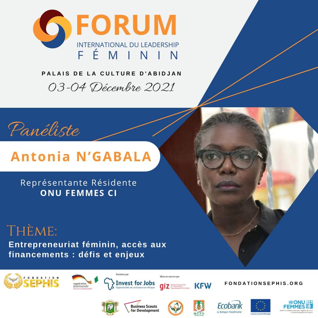 💥Nations-Unies … ONU FEMMES ..

Mme Antonia N'Gabala… Elle sera présente … 

 🔜 facebook.com/events/5954429…

INSTALLATION: 07H00 🕖 -09H00 🕘 

ENTRÉE GRATUITE !!!

#leadership_genre #making_leaders #FILF_SEPHIS  #cooperationallemande #GIZ #InvestForJobs