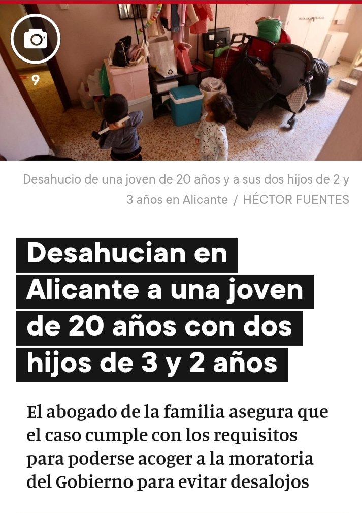 Otro desahucio más que deja en la calle a una familia entera con niños pequeños. #StopDesahucios