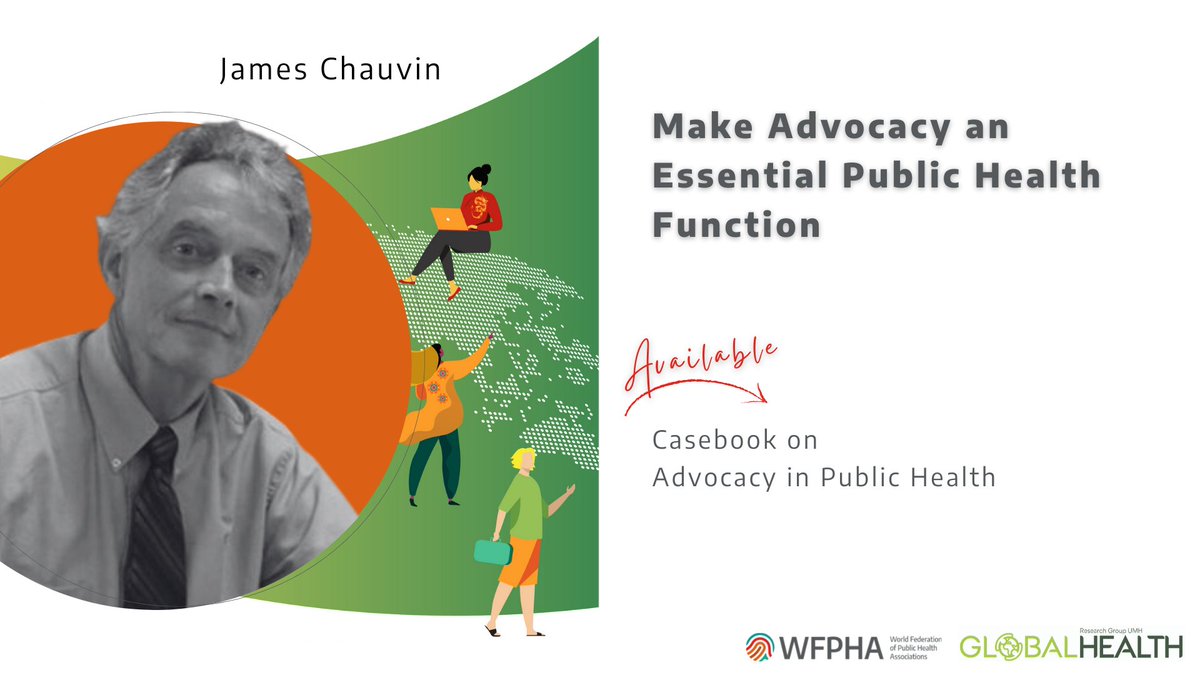 WFPHA_FMASP's tweet photo. 📖"Make Advocacy an Essential Public Health Function" by James Chauvin of @ASPQuebec.
Great contribution to 📚 "Casebook on Advocacy in Public Health" ⬇️
https://t.co/emSKoGxKm8
#EPHF https://t.co/yvDtUDAE3K