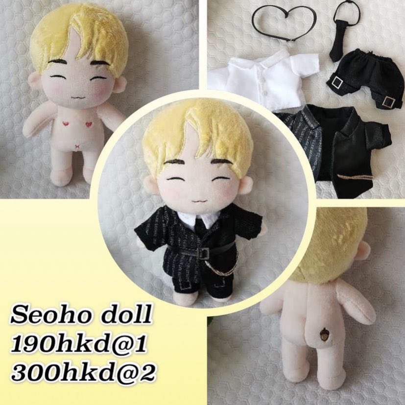 swfs_9012's tweet photo. 🙏PLEASE REPOST🙏

🐿ONEUS SEOHO DOLL🌕
Price：
1 set: 25USD
2 sets: 39USD
🌎Gift: Devil album inclusions(1 photocard + 1 large card + 1 hidden card🌎

One doll set includes a seoho doll+valkyrie clothes

WTS 원어스 서호 인형 https://t.co/H6dmNp6MG4