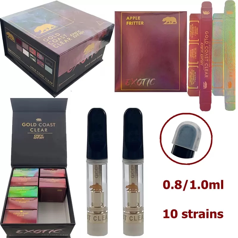 Gold Coast Clear Atomizer Cartridge 510 thread Bigflow Ceramic White/Black  Flat Tips Stock Sale in LA USA #GCC #atomizer #cartridge #ceramic #vape # vaporizer #goldcoastclear #vapepen #disposable #carts #empty #glasstank