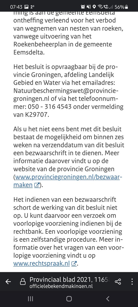 Asterhoeve's tweet photo. Eemsdelta heeft r last van..Roeken..
Weet je wat, we halen de nesten weg van deze kolonie. I.h.k.v. "roekenbeheerplan". Laat me niet lachen, waarom zou de Roek beschermd zijn in NL en EU?! @Sovon @vogelnieuws @VroegeVogels #Roek #vogelbescherming #RT #protest https://t.co/Ofr6hcGCUh