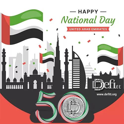 Prodigy_retell's tweet photo. We are proud to celebrate the UAE's Golden Jubilee and support the nation's vision for the future. .HAPPY INDEPENDENCE DAY UAE!

#defitt #ftt #uaecommemorationday #expo2020dubai https://t.co/2Y30gJztgV