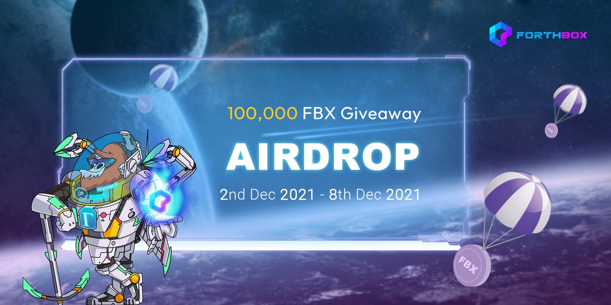 📢ForthBox 2nd Round Airdrop is live !!! 🤩Vote for ForthBox to earn 20FBX 👉Join telegram airdrop bot here: @ForthBoxNewAirdropbot #ForthBox #Metaverse #GameFi #NFTs #SocialFi #BSC