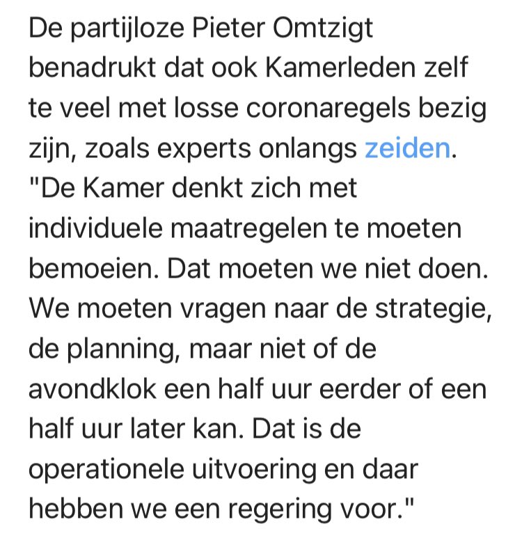Hulde voor <a href="/PieterOmtzigt/">Pieter Omtzigt</a> in deze. Dit is precies het punt!