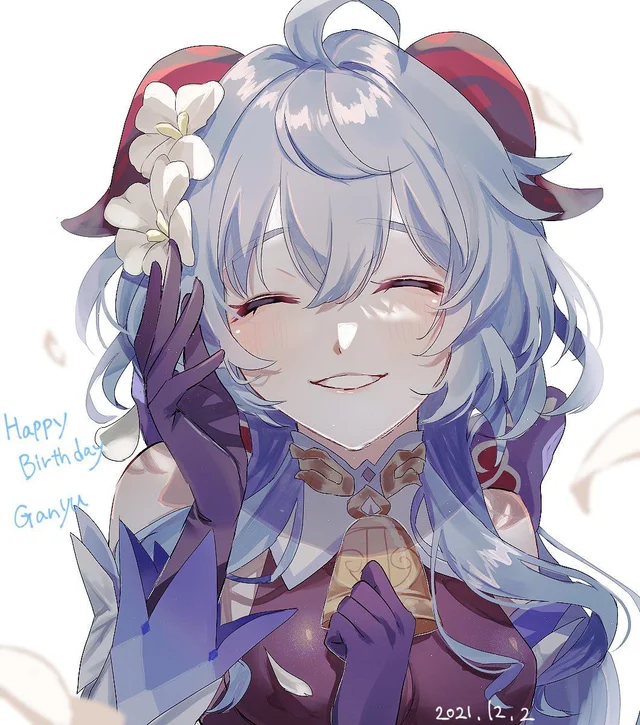 ierodeer's tweet image. Гань Юй, с днём рождения, любовь моя!

Вот уже почти год мы с тобой вместе. Ты мой самый надёжный товарищ в странствиях по Тейвату. Целую в щёчки - глажу рожки! 🤞❄🤍

#GenshinImpact #Ganyu