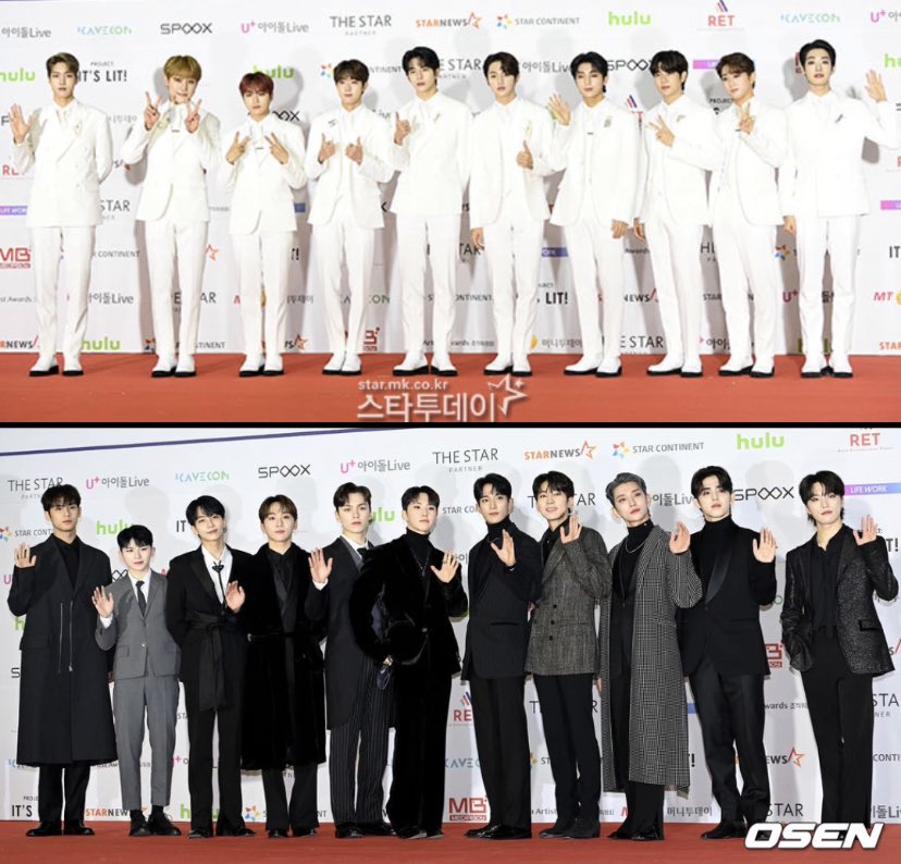 yoon_tokkki's tweet photo. GOLDEN CHILD &amp; SEVENTEEN 🤍🖤✨
#골든차일드 #GoldenChild #세븐틴 #SEVENTEEN https://t.co/3n2tJfIkPX