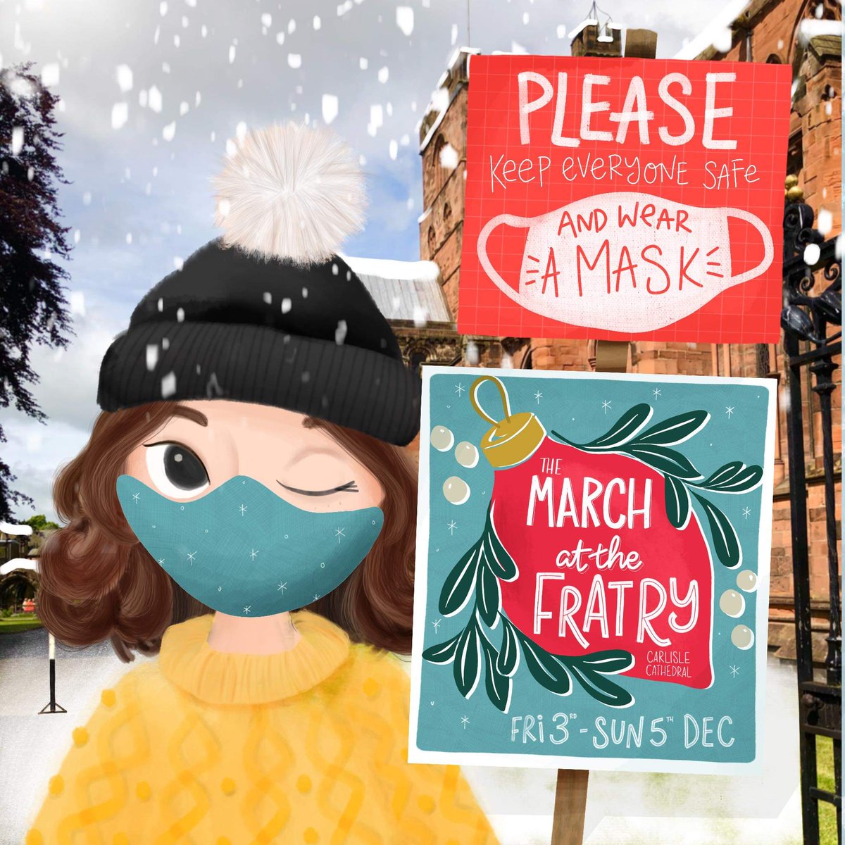 MarchMakers's tweet photo. The weekend is nearly here, &amp; we've got another show for you. 

Friday - Sunday, we're at Carlisle Catherdral in the Fratry. 

Come on down, shop all things handmade from a selection of local small businesses 

#jointhemarch #SmallBusiness #shoplocal #shophandmade #Christmas2021 https://t.co/1YZmvrQXKK