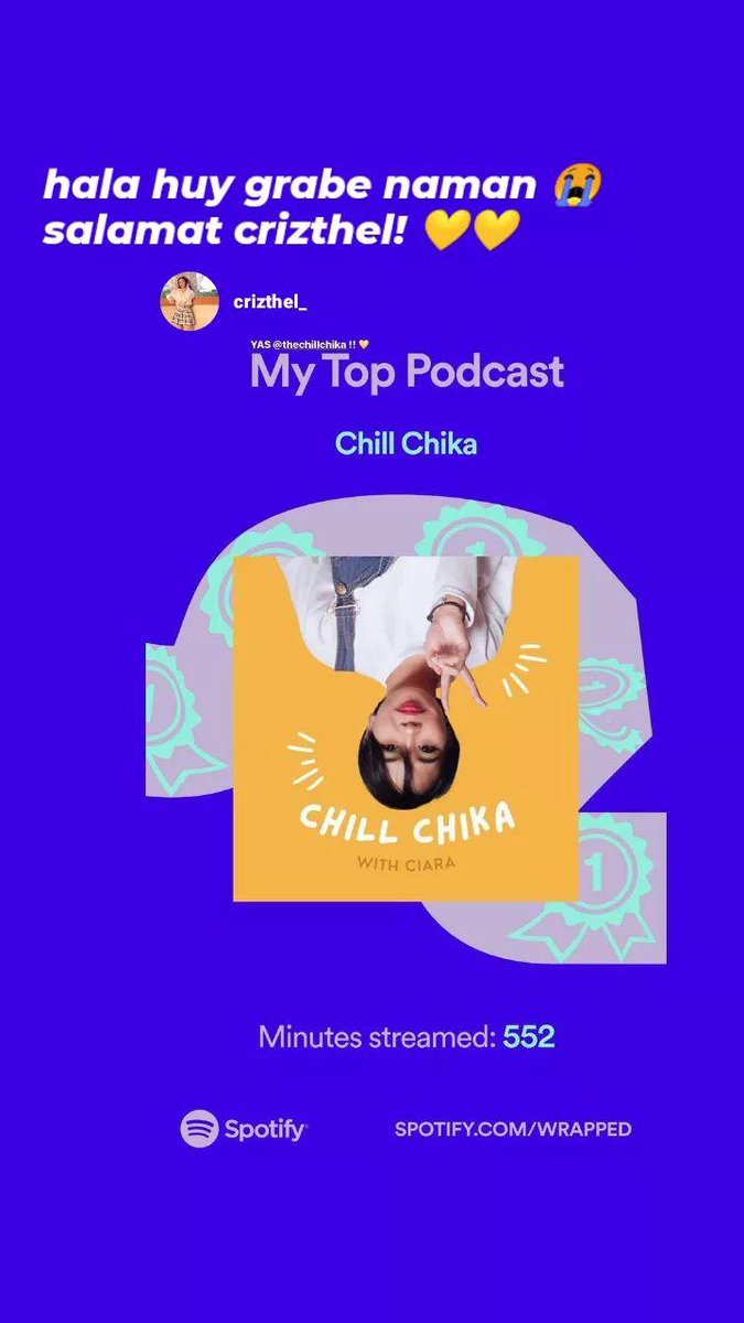 nakaka-touch naman maging top podcast n'yo 🥺💛 salamat