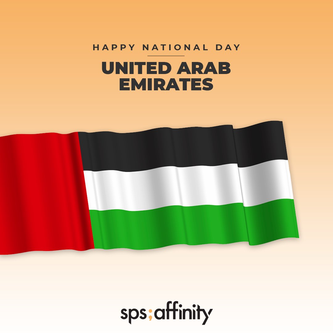 sps_affinity's tweet image. Happy 50th Birthday, UAE! We’re wishing all of you in this amazing country or connected with it, a very Happy UAE National Day!