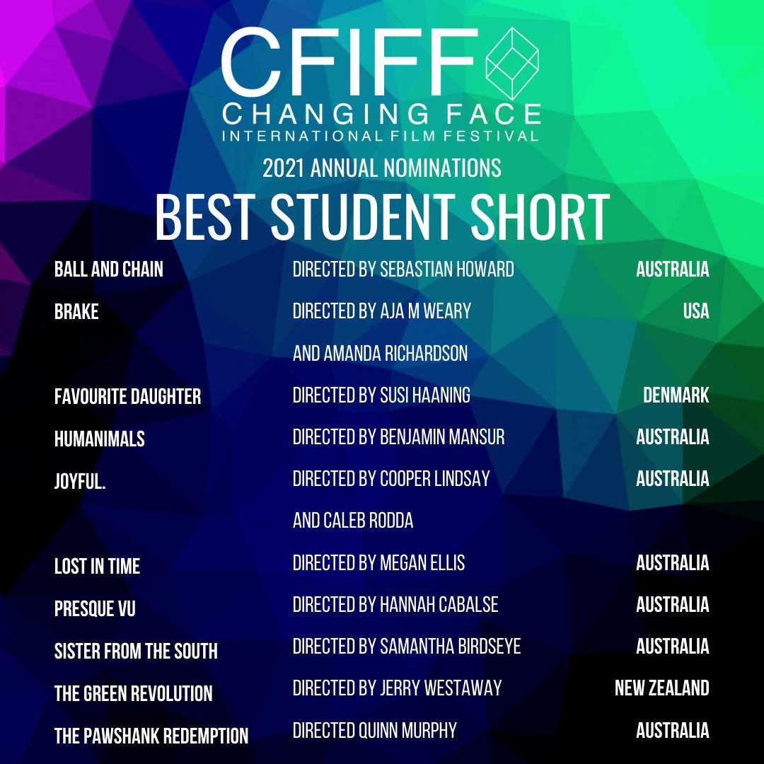 BEST STUDENT SHORT 2021 ANNUAL NOMINATIONS

changingfaceiff.org/2021-annual-no…

#CFIFF #filmfestival <a href="/BrakeFilm/">BRAKE film</a> #student #studentfilm #studentshort #filmmaker