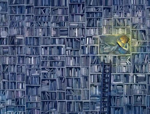 CasaLector's tweet photo. “Me gustan las bibliotecas. Me hace sentir cómodo y seguro, tener paredes de palabras hermosas y sabias a mi alrededor. Me siento mejor cuando puedo ver que hay algo que me puede proteger de las sombras”
(Roger Zelazny)

#CasaLector #bibliotecas #libros #lectura
👨‍🎨Lisa Aisato https://t.co/vsbD4gPasc