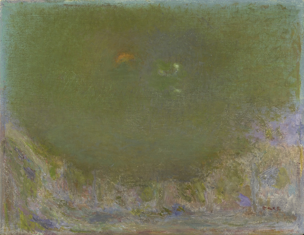 坂本繁二郎《幽光》1969年 石橋財団アーティゾン美術館 坂本の絶筆と