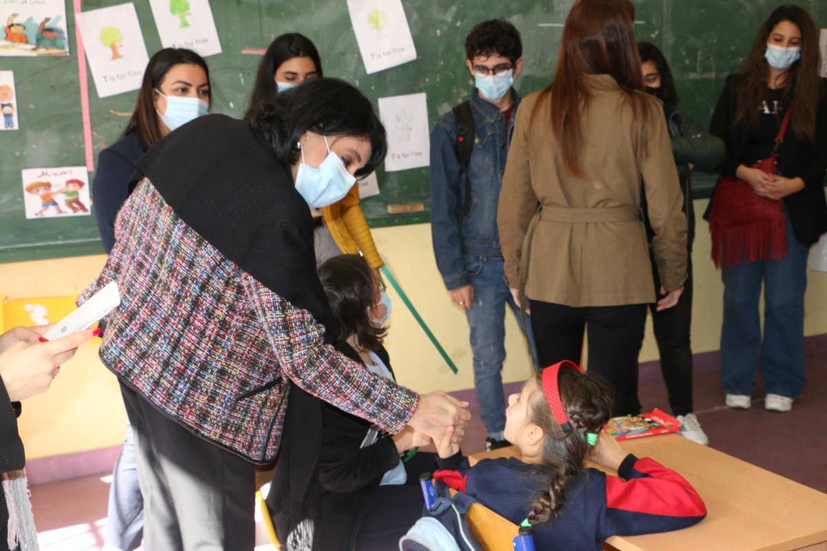 OrphanWelfareLB's tweet photo. زار طلاب قسم علم النفس في جامعة بيروت العربية جمعية رعاية اليتيم في صيدا  يوم الأربعاء، بحضور عميدة كلية العلوم الانسانية د. مايسة النيال .
تخللت الزيارة جولة لمراكز الجمعية للتعرف على الخدمات التي تقدمها الجمعية للأطفال وخاصة الخدمات العلاجية  لذوي الحاجات الإضافية https://t.co/uDZJETrPfi