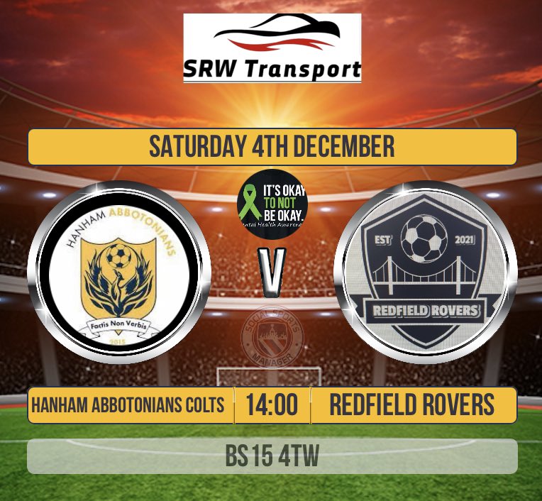 We are away to <a href="/HanhamAbbotColt/">Hanham Abbotonians Colts</a> this Saturday followed by our Christmas night out #UTR